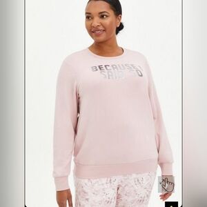 Torrid Because I Said So Long Sleeve Lounge Sweatshirt, BNWT, Size 3X